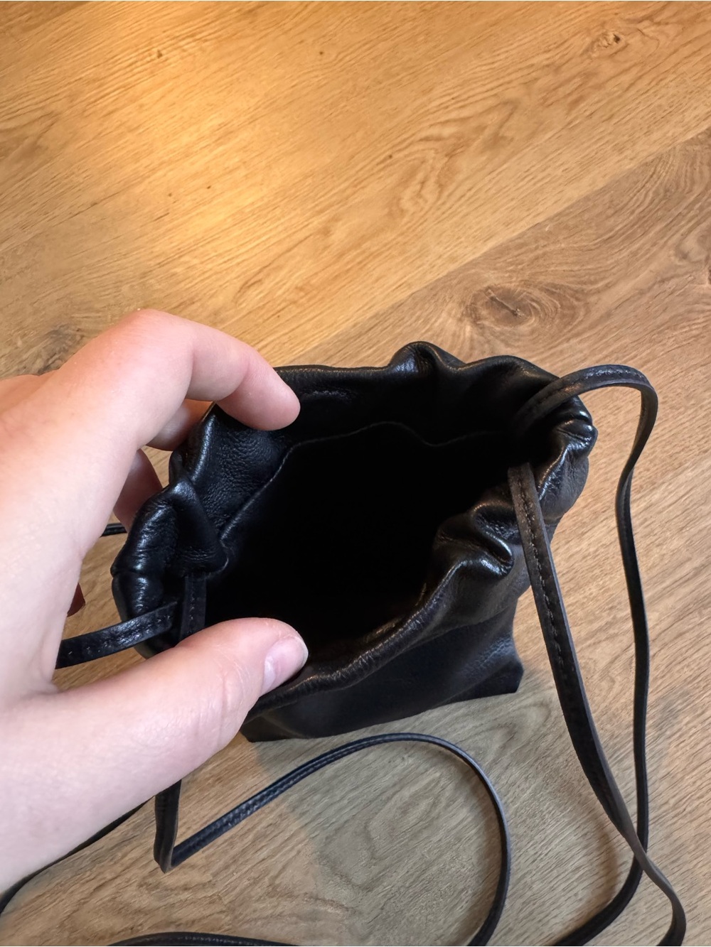 The Row Black Bourse Phone Case Bag - Picture 10 of 10